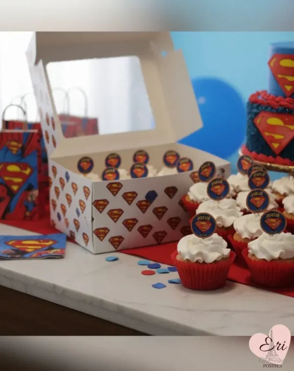 cupcakes personalizados superman